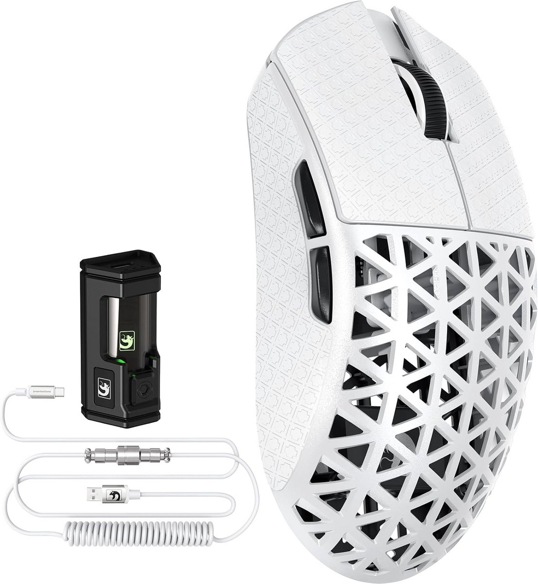Ultralichte Carbon Gaming Muis Draadloos 8000Hz - 39g Superlicht met Hoge DPI Sensor