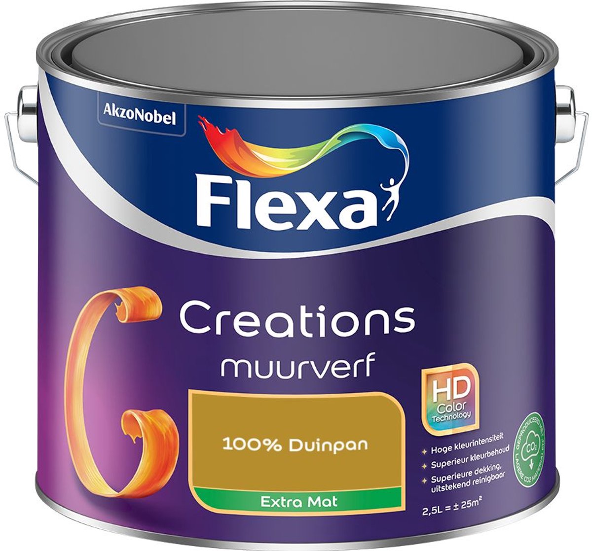 Flexa Creations Muurverf Extra Mat 100% Duinpan 2,5 L