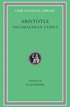 Groene kaft van Loeb Classical Library: Aristoteles Nicomachean Ethics, vertaald door H. Rackham.