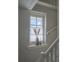 Dutchblinds - Plisségordijnen - lichtdoorlatend - Wit - 115 x 250 cm - Raamdecoratie op maat