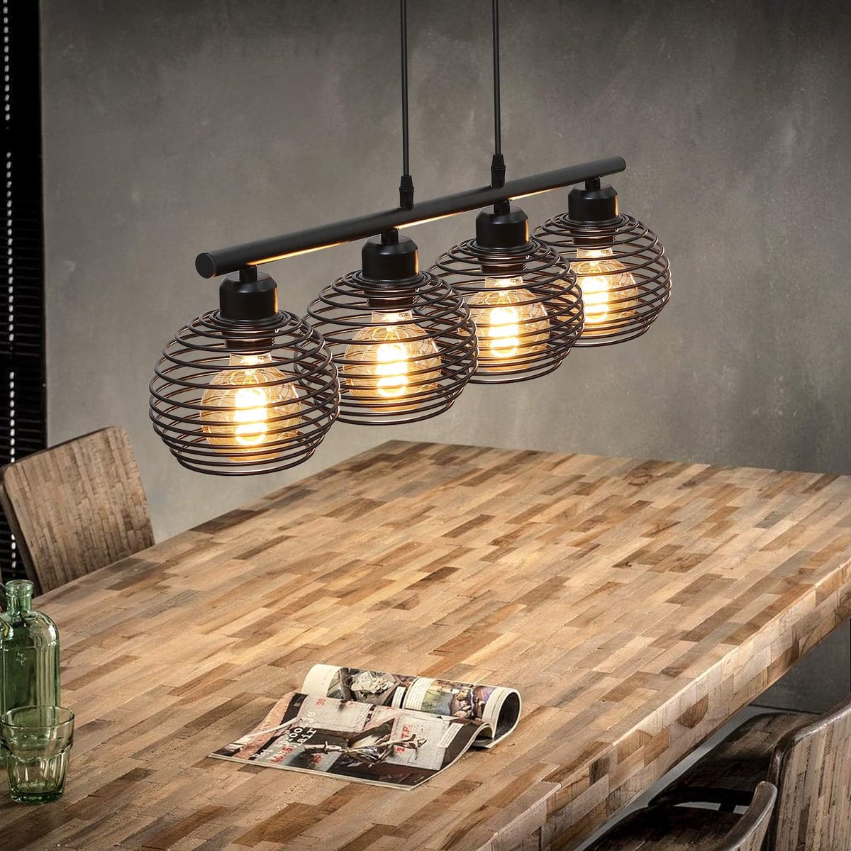 Eettafel Lamp - Hanglamp Eetkamer - Design Lamp Keuken en Slaapkamer - Lichtarmatuur