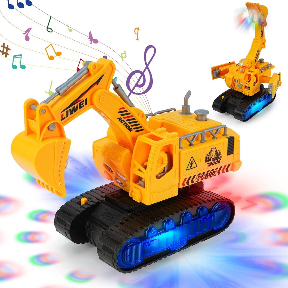 Loopauto werkvoertuig - Graafmachine - 1 tot 3 jaar - kinderstep