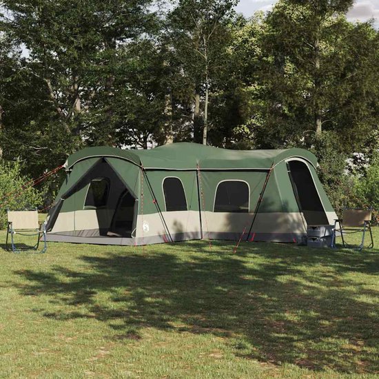 vidaXL - Tent - voor - 16 - personen - 16-persoons - Groen — afbeelding 4