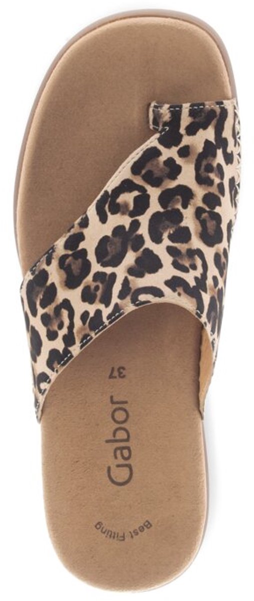 Gabor Dames Slippers - panterprint