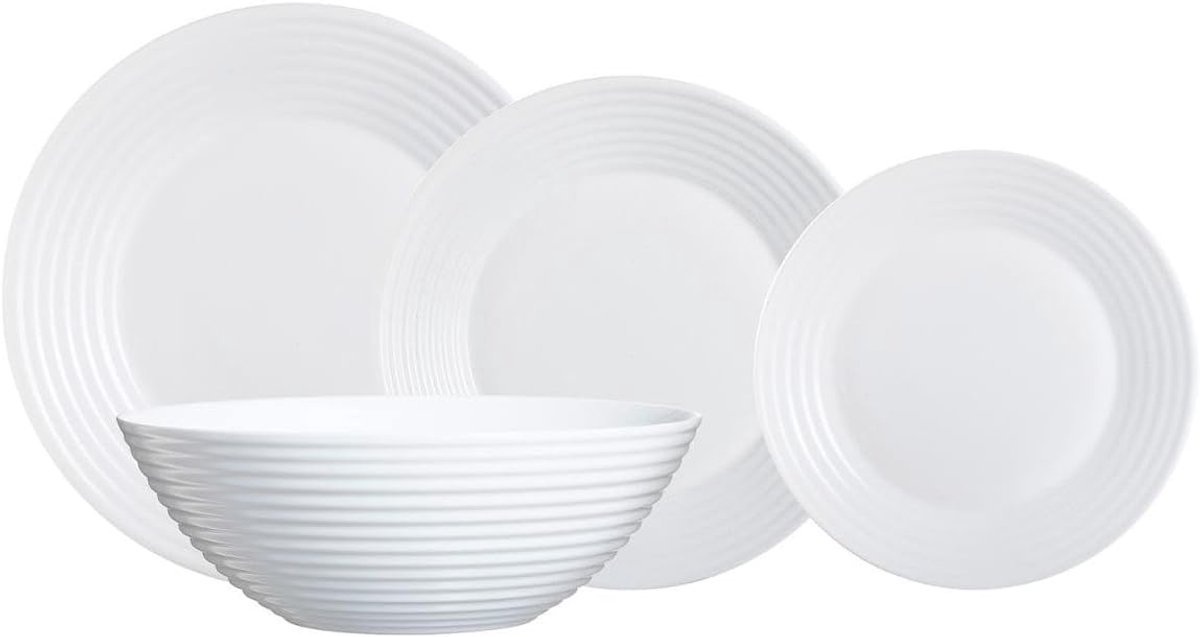 Praktisch 12-delig Diner Servies Set voor dagelijks gebruik