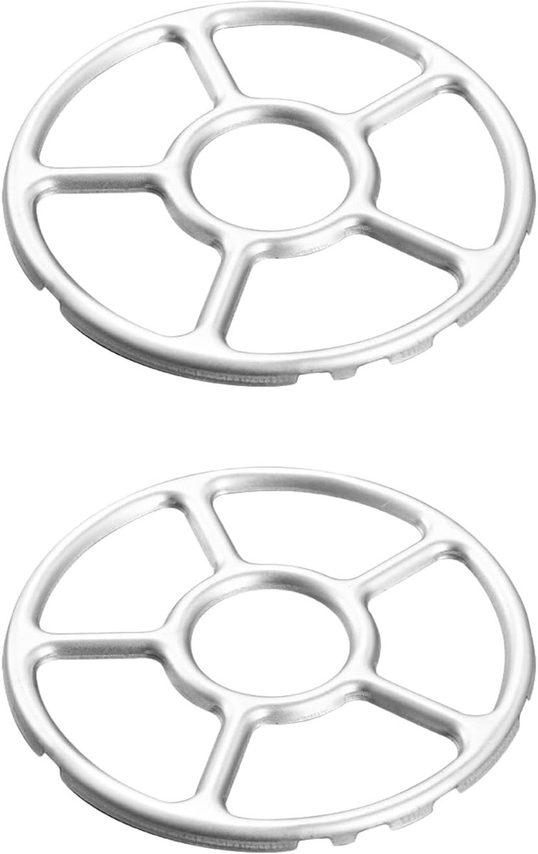 2x Universele Woksteun en Pannenrek voor Gasfornuis - Hittebestendige Accessoires