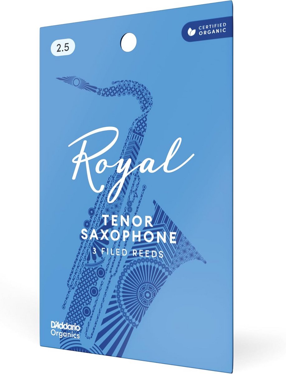 Tenorsaxofoonriet Sterkte 2.5 (3 Stuks) - Helder en Responsief Geluid