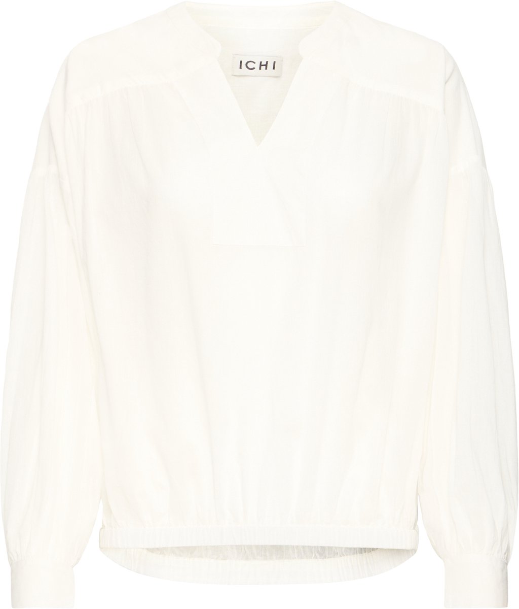 Ichi IHLYSSE LS Dames T-shirt - Cloud Dancer