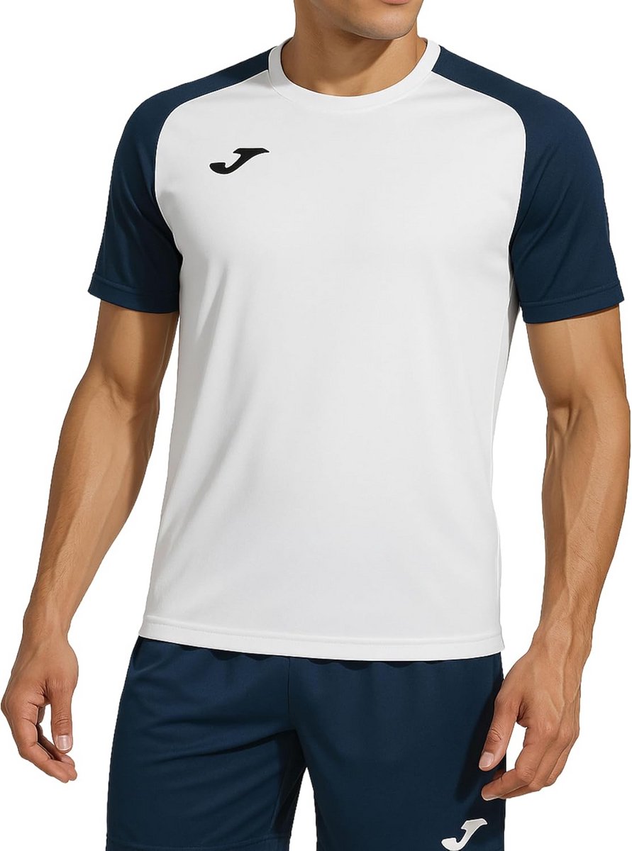 Sportshirt Heren Korte Mouw Ademend Trainingsshirt met Raglanmouwen