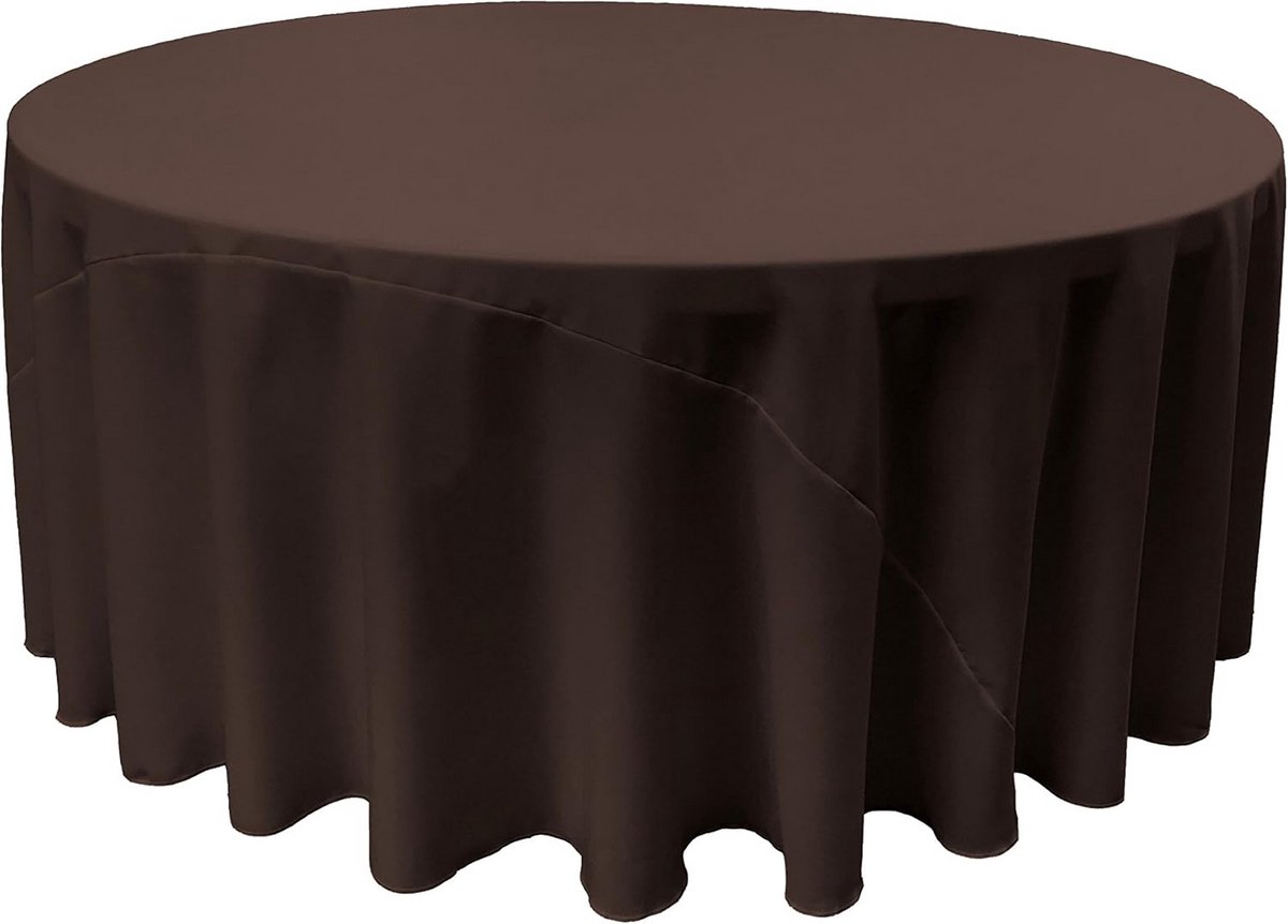 Rond Tafelkleed Polyester Poplin 305 cm voor Feesten en Evenementen