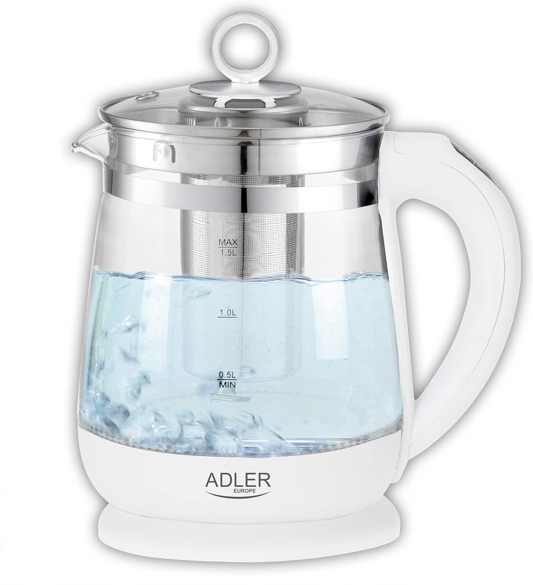 Glazen Waterkoker met Temperatuurregeling 1.5L Verlicht BPA-Vrij