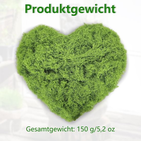 XIEJ IJslands mos, decoratie in 6 verschillende kleuren, 240 g