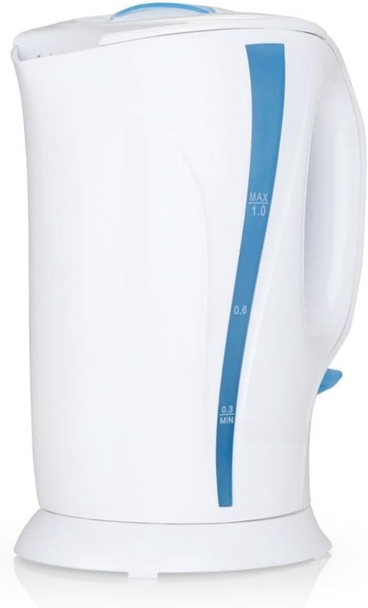 Zyrex® Waterkoker camping - Waterkoker klein - Waterkoker reis - Wit - 11cm x 19cm x 24cm