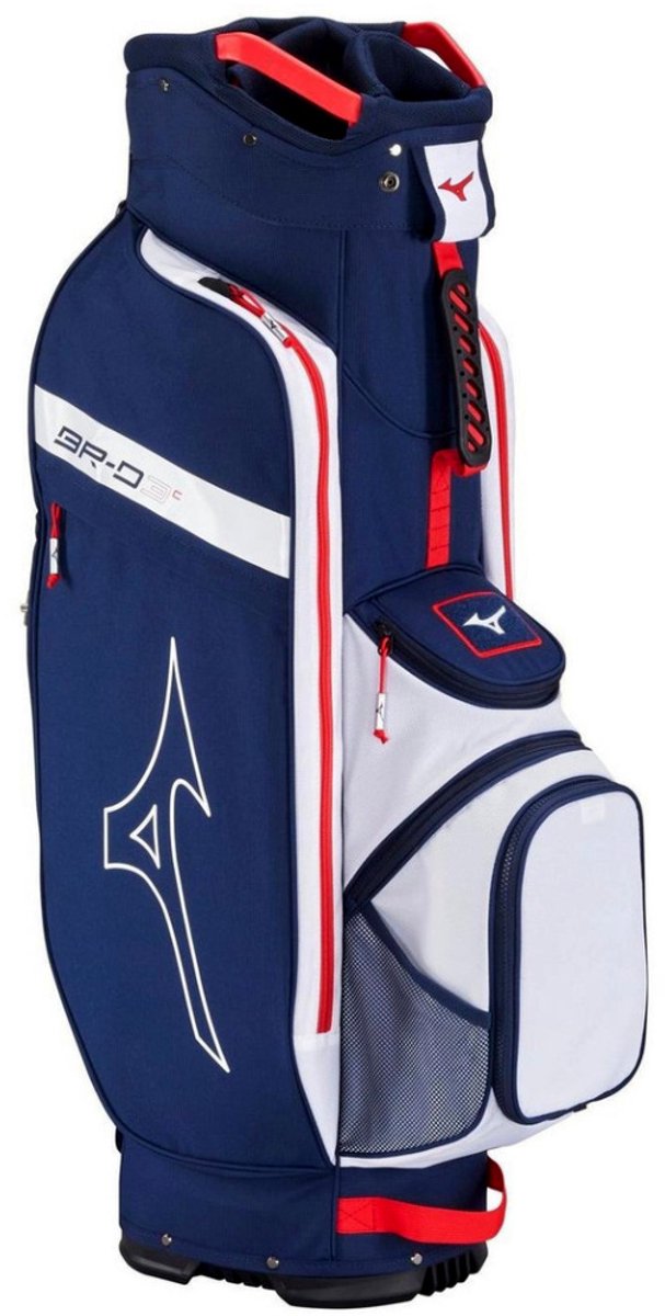 Mizuno BR D3 cartbag navy rood van Merkloos — afbeelding 3