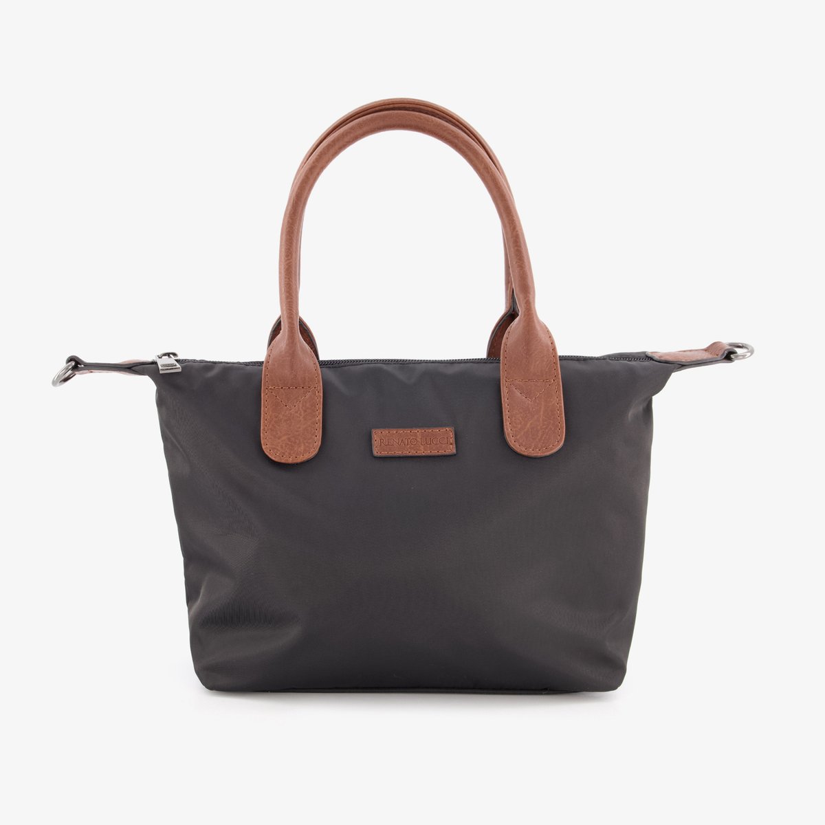 Renato Lucci dames shopper zwart bruin