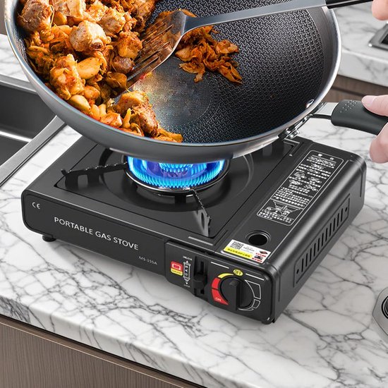 Draagbare Kooktoestel - Camping Fornuis - Outdoor Koken - Windproof Compact Design - 35.5 x 27 x 13 cm — afbeelding 4
