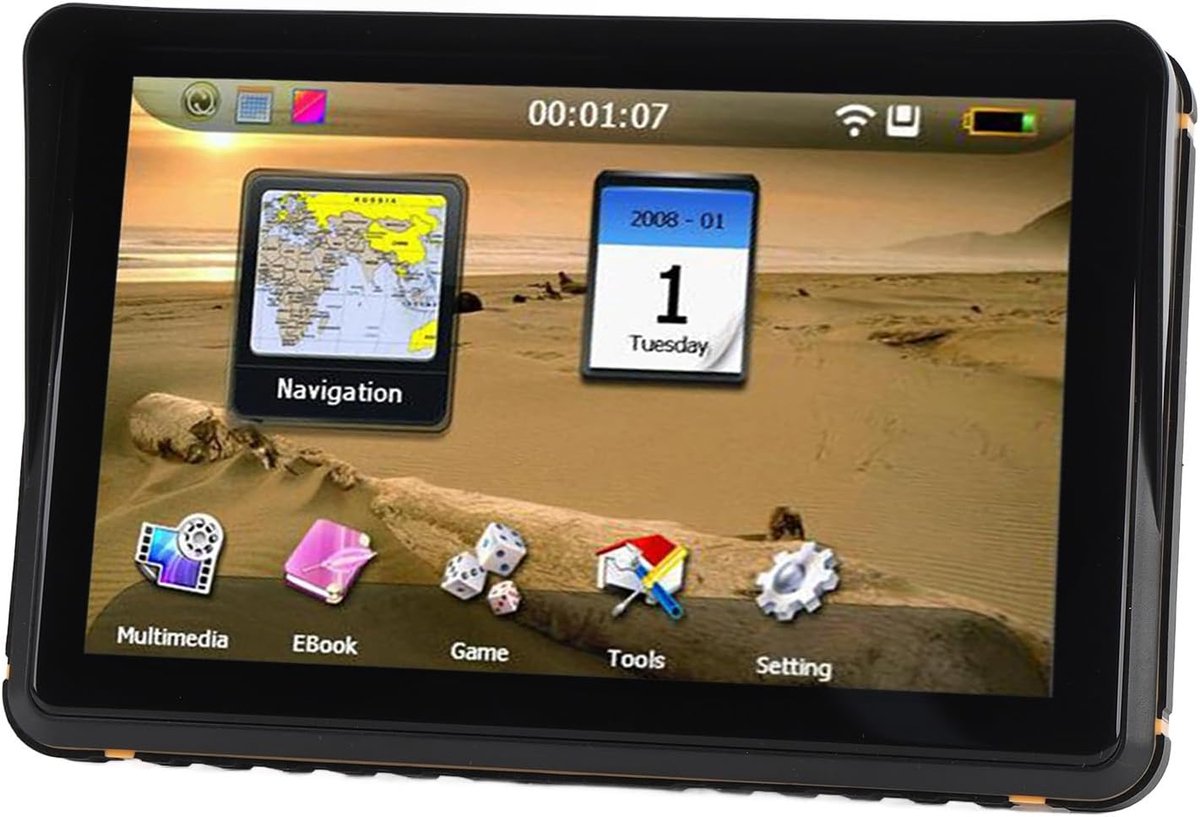 GPS Navigator - Navigatiesysteem Auto - Route Planning - Real Time Navigatie - 7 Inch Scherm