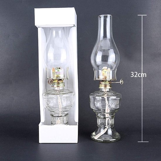 Antieke Olielamp - Stormlantaarn - Binnen en Buiten - Lichtgewicht Ontwerp - 345 Gram - Rood — afbeelding 2