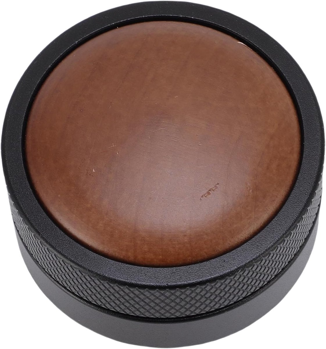Koffie Tamper - Koffie Pers - Espresso Bereiden - Ergonomisch Walnoothout - 51MM - Natuurlijk