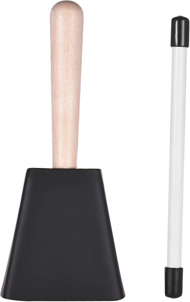 Professionele Koebel - Metalen Percussie - Muziek Maken - Inclusief Houten Hamer - 20cm Lengte