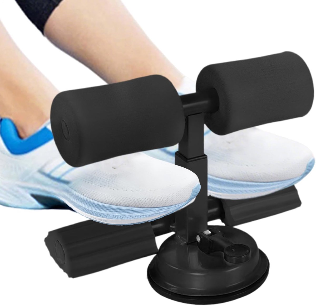 Buikspier Trainingsstang - Core Trainer - Buikspieren Trainen - Antislip Ondersteuning - 26cm Hoog - Zwart