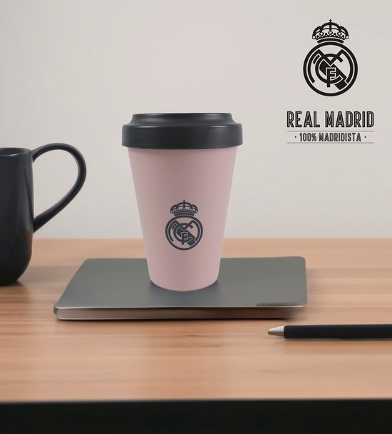 Take Away Mok - Beker met deksel - Voor onderweg - Herbruikbaar materiaal - 10.8 x 9.9 cm - Roze — afbeelding 3