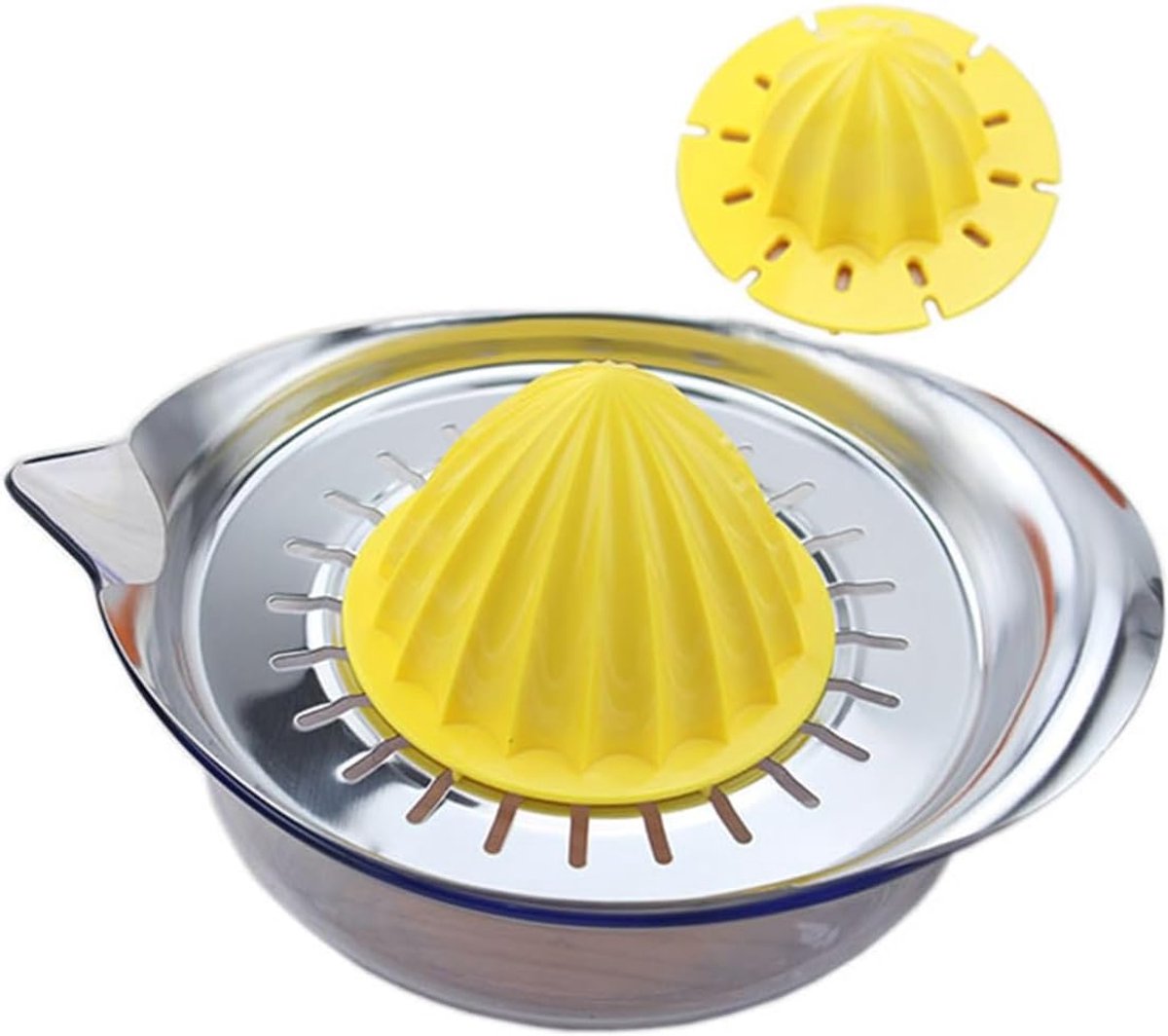 Citruspers Met Container Handige Sapcentrifuge Vers Sap Maken Met Dubbele Grinders 300 Gram