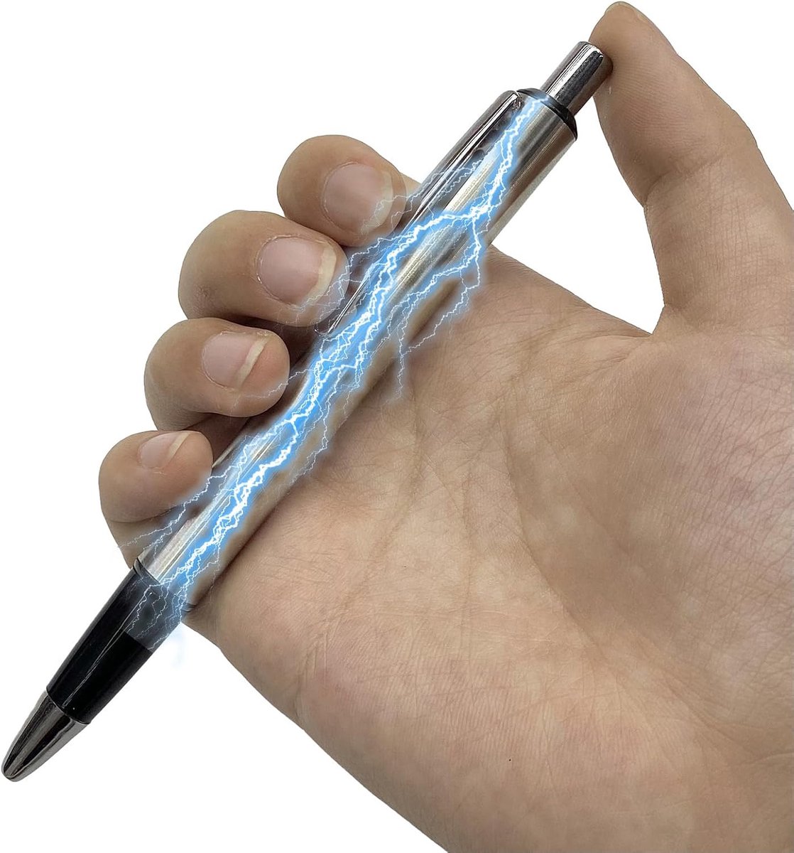 Grap Pen - Fopartikel Speelgoed - Feestelijke Verrassing - Metaal Constructie - 14.5 cm Lengte