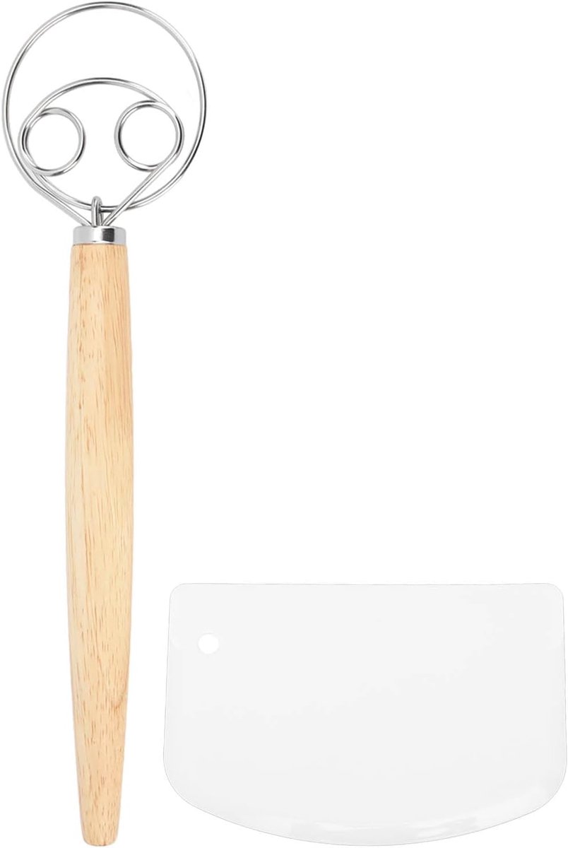 Broodmixer met Schraper - Deense Garde - Broodbakken Thuis - Roestvrij Staal