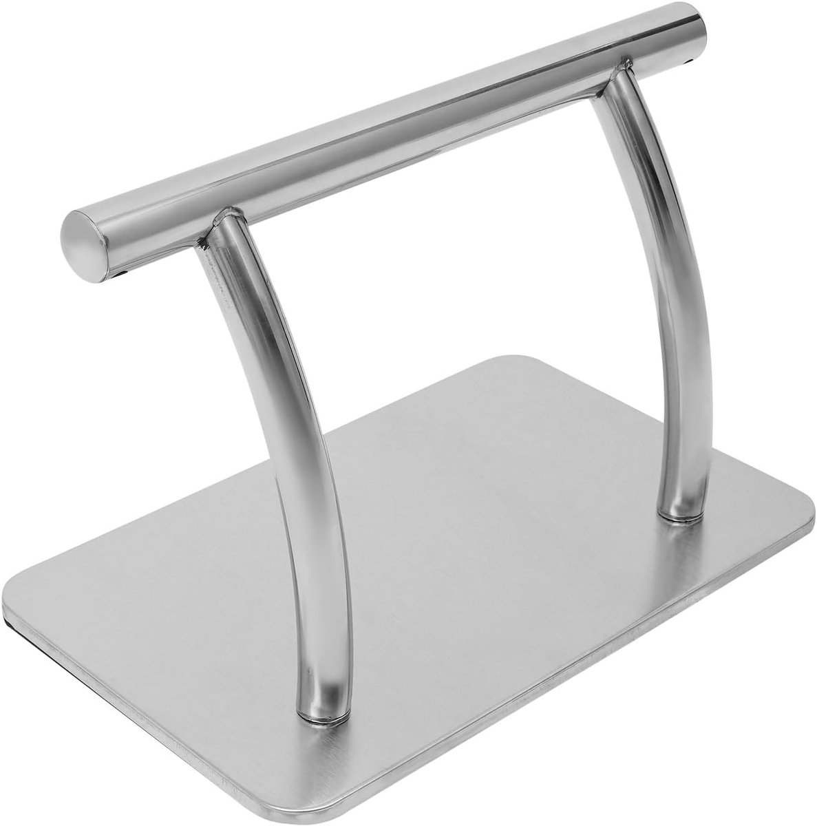 Kappers Voetsteun - Mobiele Voetensteun - Salon Comfort - Roestvrij Staal - 30 x 18 cm - Zilver