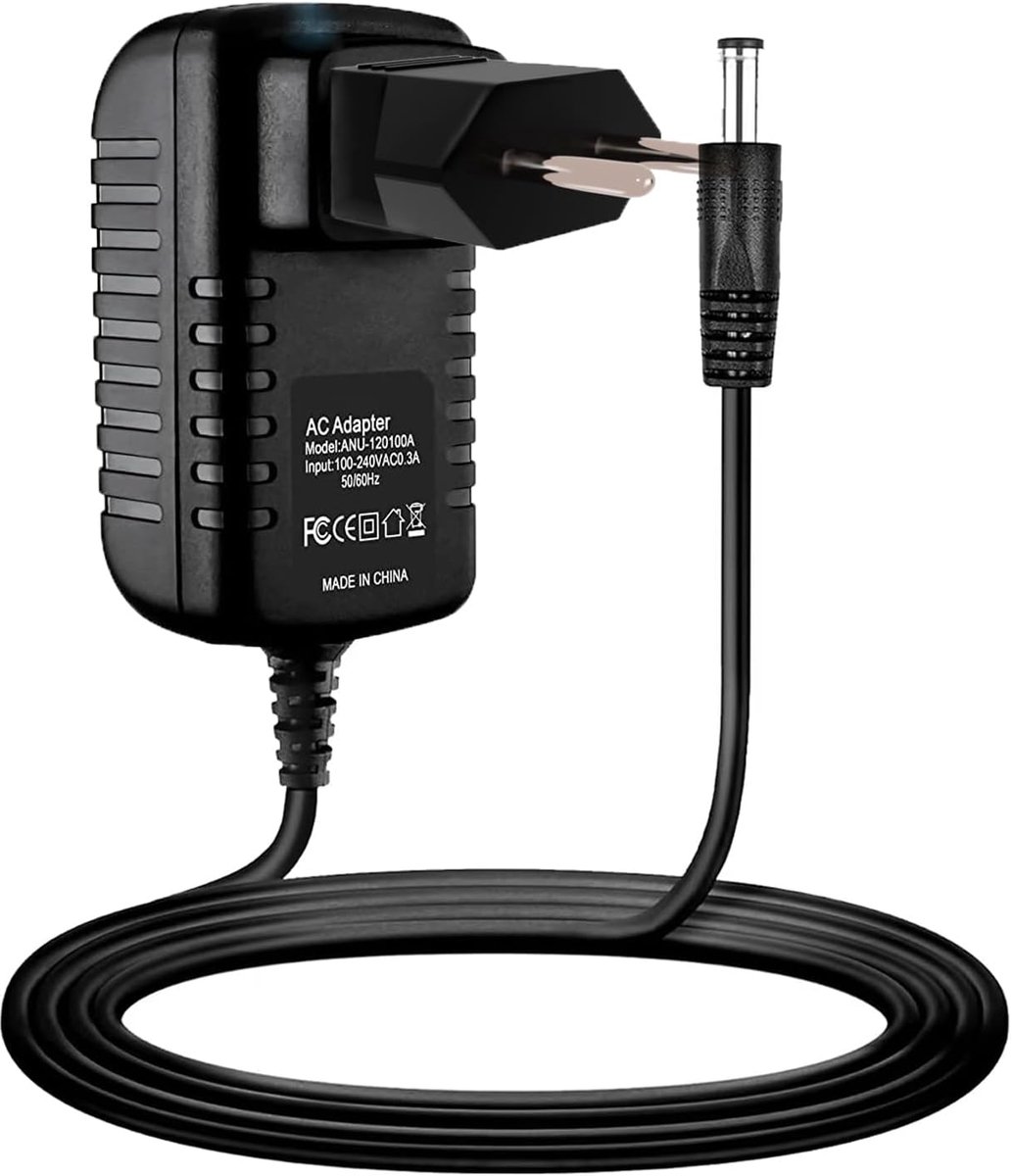 Wisselstroomadapter - Voedingskabel Keyboard - Muziek Maken - Compact Ontwerp