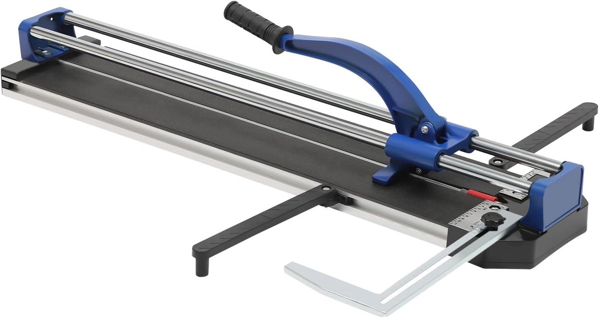 Tegelsnijder - Handmatige Snijmachine - Precisie Snijden - Infrarood Positionering - 800 mm Lengte - Blauw