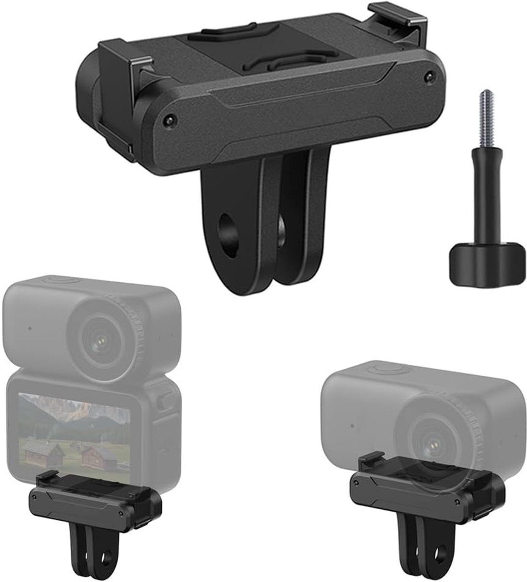 Actiecamera Mount - Camera Bevestiging - Snelle Bevestiging - Magnetische Koppeling - Zwart