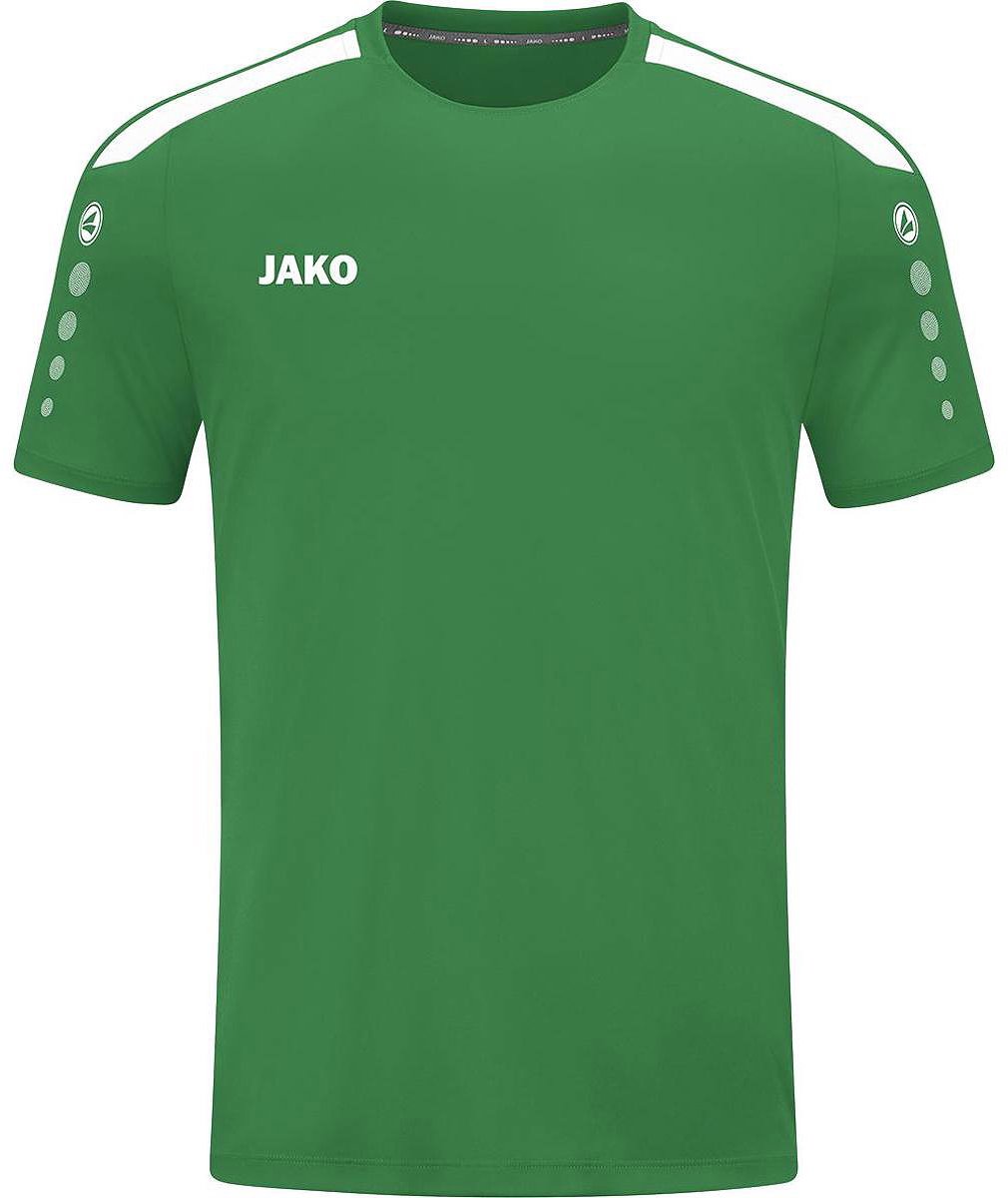 JAKO Shirt Power Korte Mouw Kind Groen Maat 140