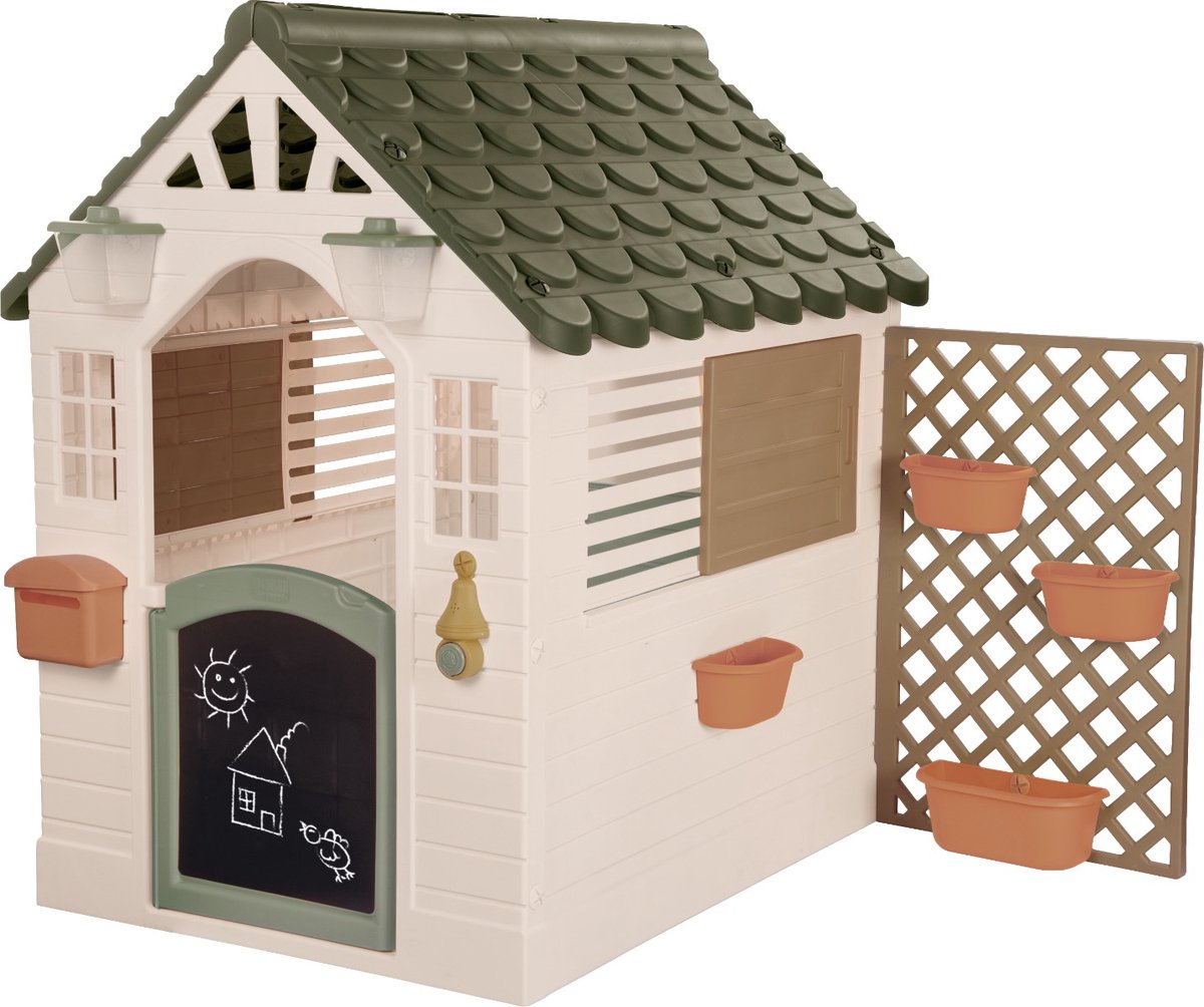 Dolu Garden Groen Speelhuisje met Accessoires