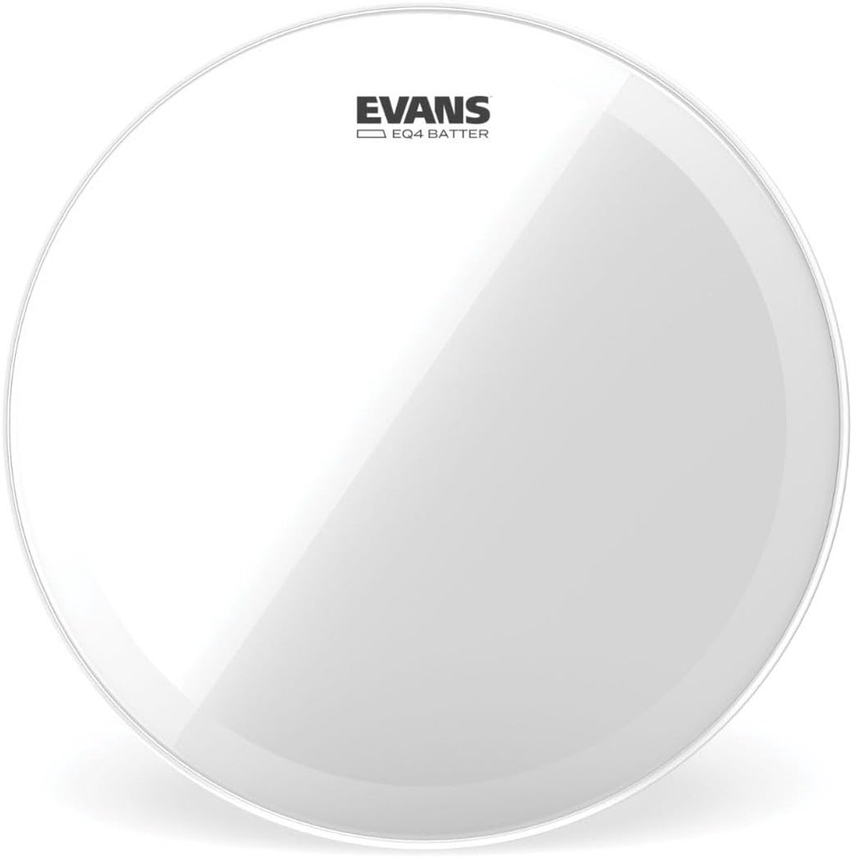 Bassdrumvel - Slagvel - Drum Geluid - Eenlaags Synthetisch - 18 inch - Wit
