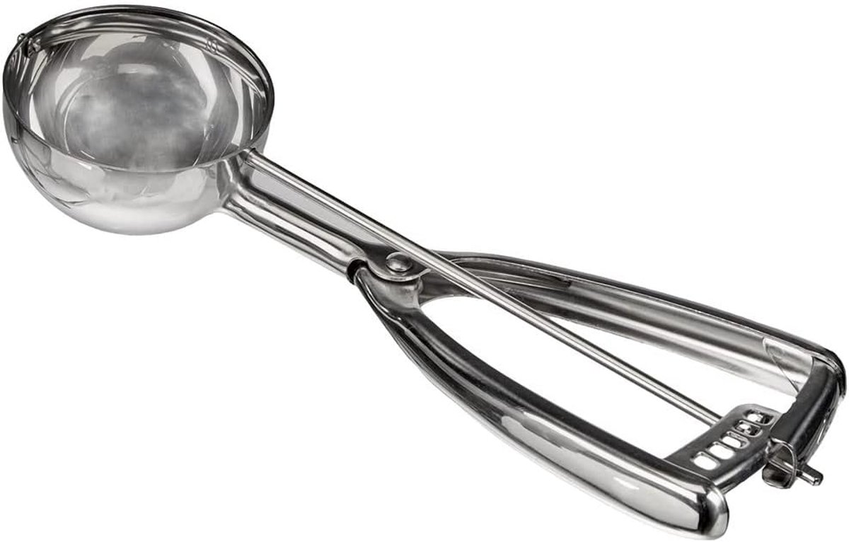 IJsschep - IJslepel - Desserts Serveren - Roestvrij Staal 18/10 - 53 mm - Zilver