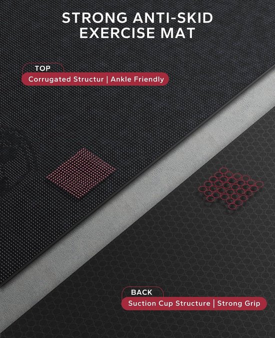 Yogamat Extra Dik - Fitnessmat - Sportmat - yogamat dik van Yogamat — afbeelding 5
