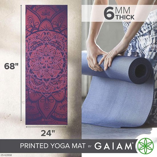 Yogamat Extra Dik - Fitnessmat - Sportmat - sport product van Yogamat — afbeelding 4