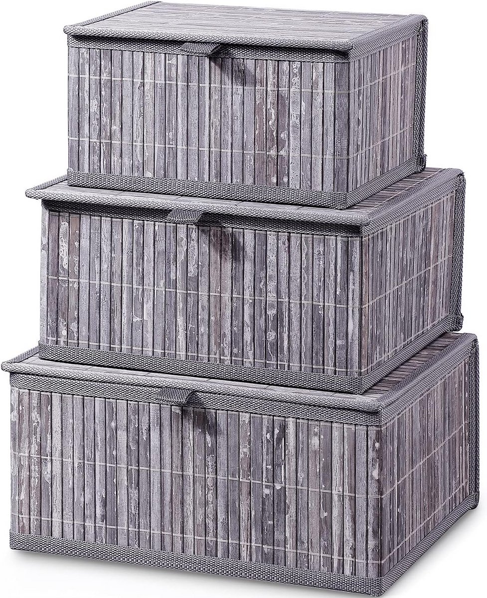 Opbergbak Met Deksel - Opbergdoos - Opbergbox - organisatie