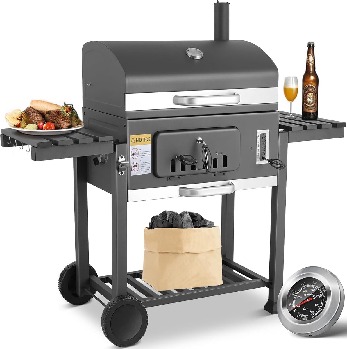 Houtskool BBQ – Smoker Barbecue – Grill BBQ - grillproduct