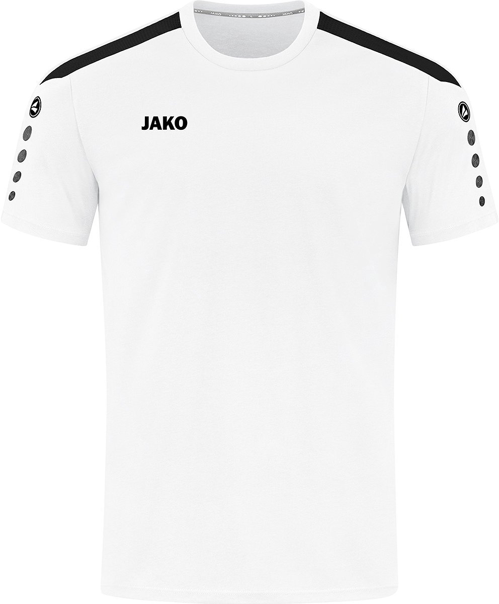 JAKO Power T-Shirt Wit Maat 4XL