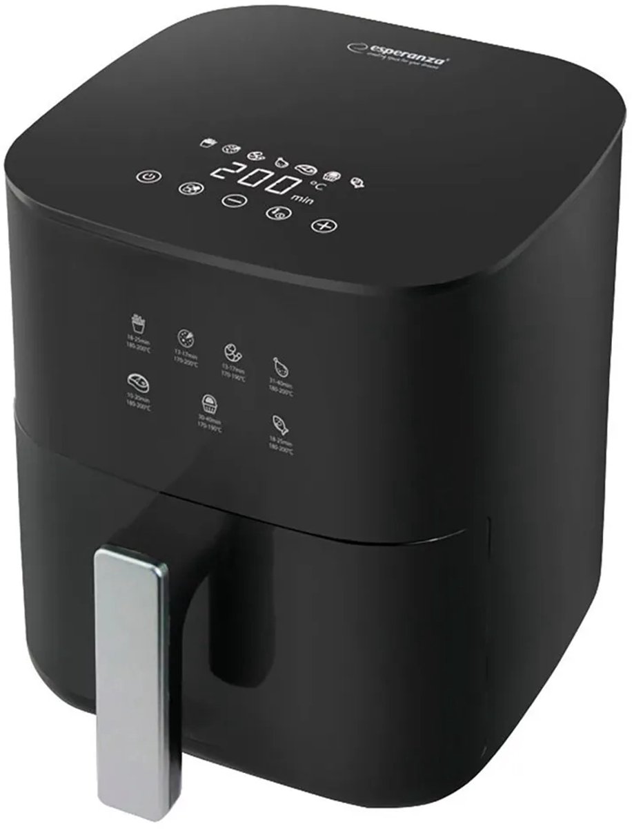 Esperanza Eka002 Airfryer Zwart 3.5 Liters / EU Plug 220V