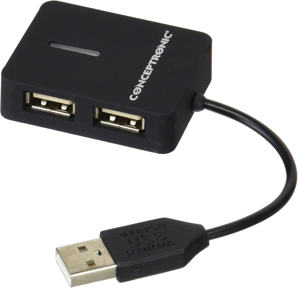 Compacte 4-poorts USB 2.0 Hub voor Onderweg