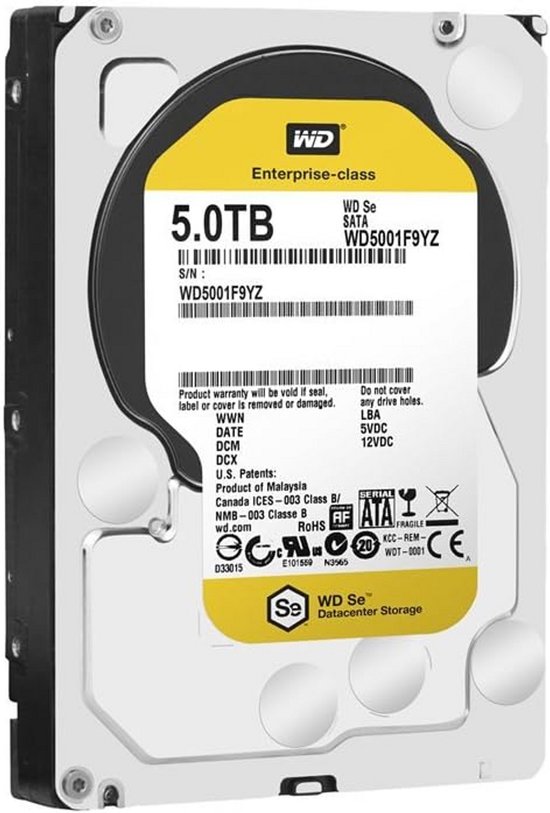 Interne Harde Schijf 5TB (3.5 inch) voor NAS en Servers - SATA 6Gb/s — afbeelding 2