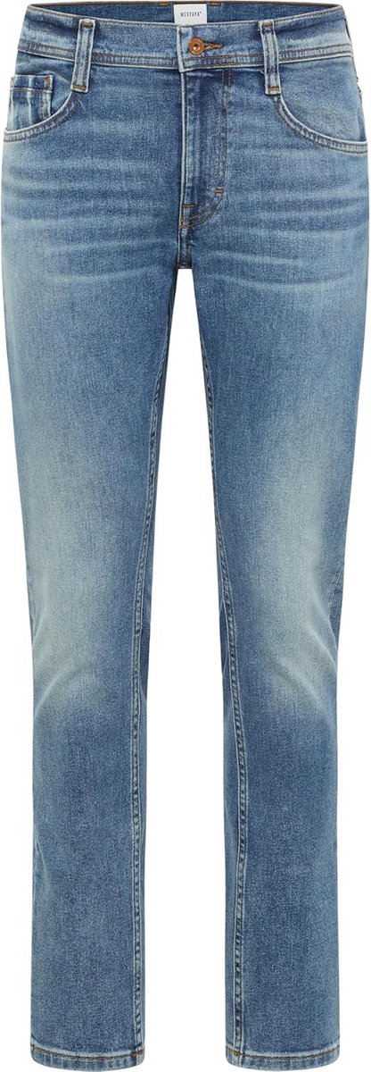 Heren Slim Fit Jeans met Stretch en Gebruikte Look