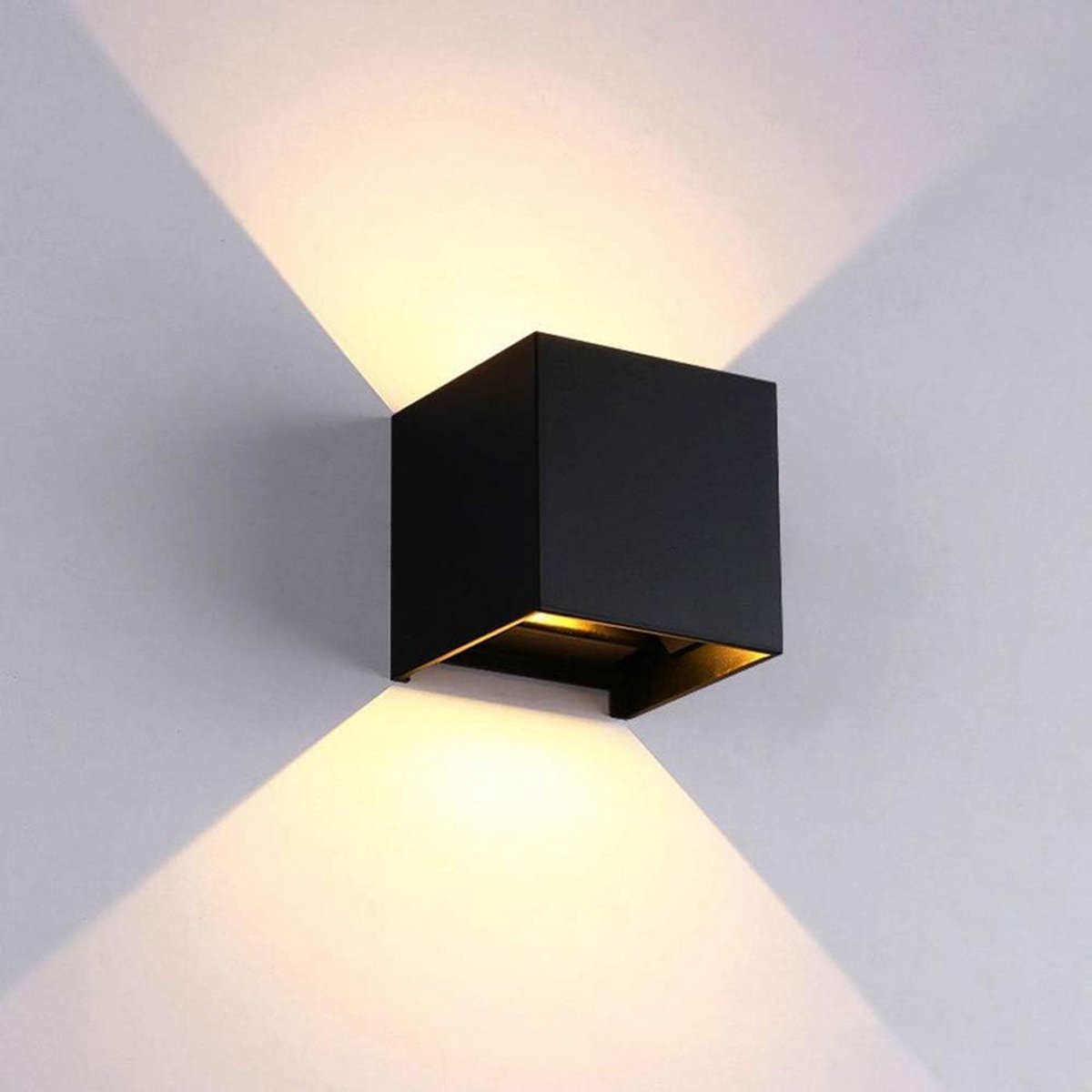 Verstelbare Buiten- en Binnenwandlamp 12W Warm Wit IP65