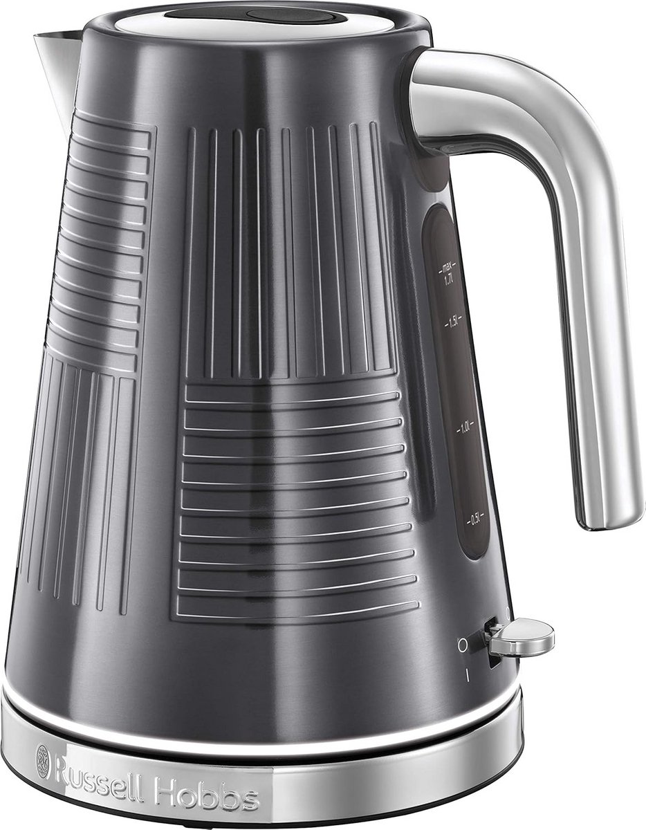 Elektrische Waterkoker RVS met Structuur & Snelle Kookzones - 1.7L