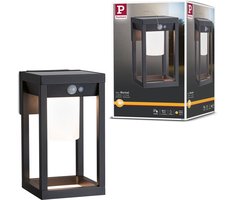 Paulmann Solar LED-wandarmatuur voor buiten Marisol Bewegingsmelder IP44 3000K 350lm Zwart