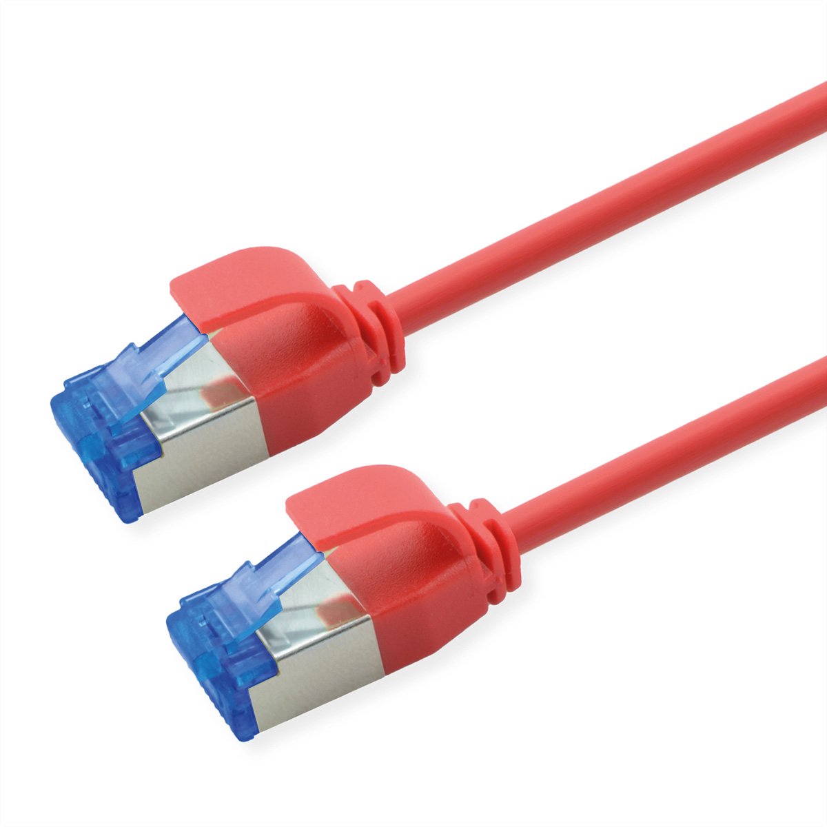 ROLINE Patchkabel Kat.6A (Class EA) S/FTP (PiMF) , LSOH, PoE, rood, 0,5 m